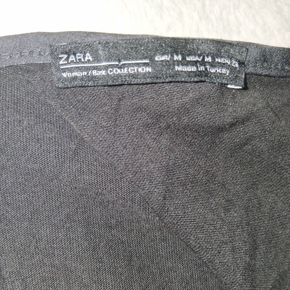 Zara Basics Collection Mini Retro Slip Dress EUC Size M - Picture 4 of 4